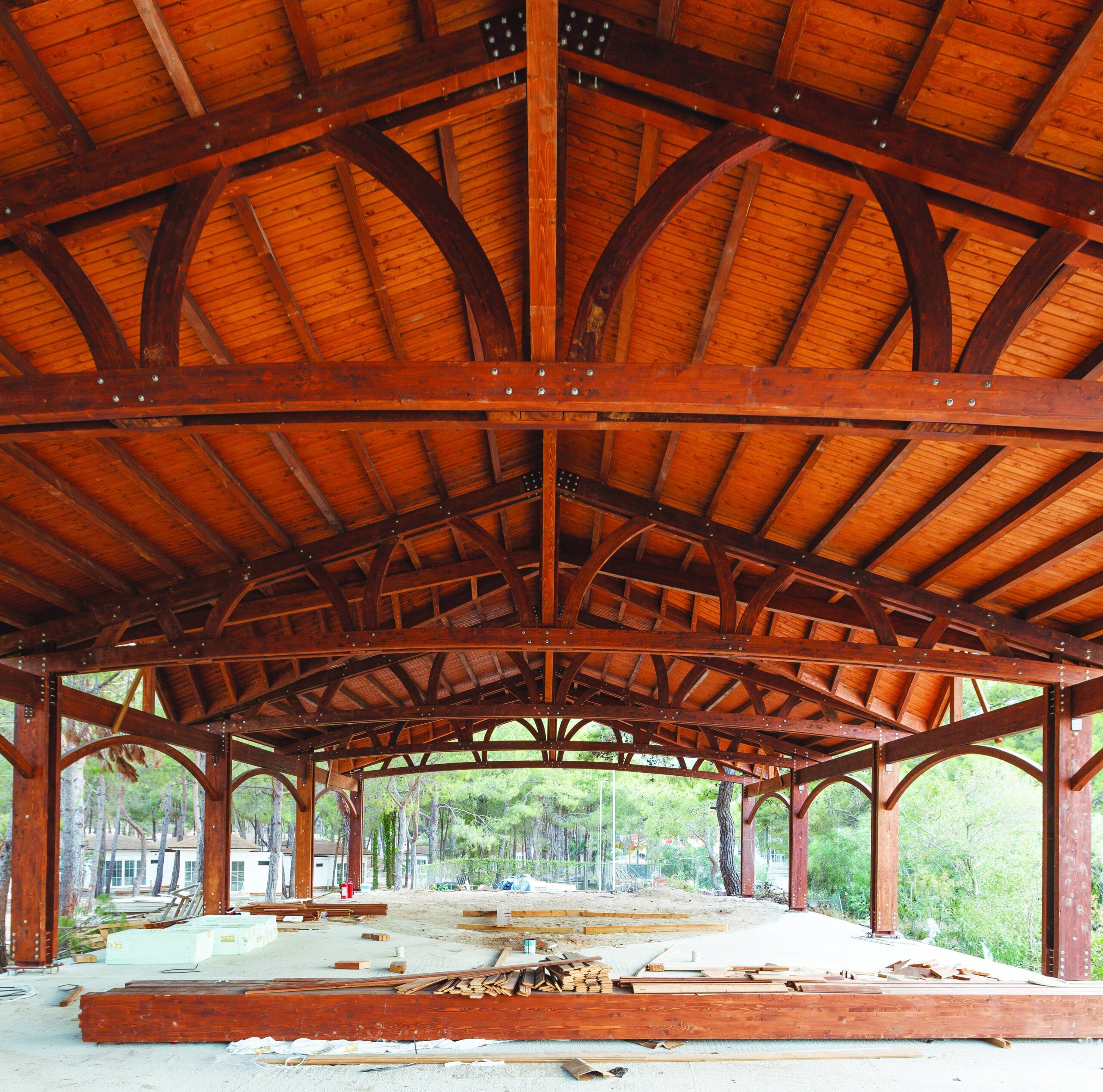 Crystal Nirvana Otel Ahşap Çatı - Pergola - Güneş Kırıcı